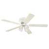 Westinghouse Contempra IV 52" 5-Blade Wht Indoor Ceiling Fan w/Dimmable LED Light 7232300